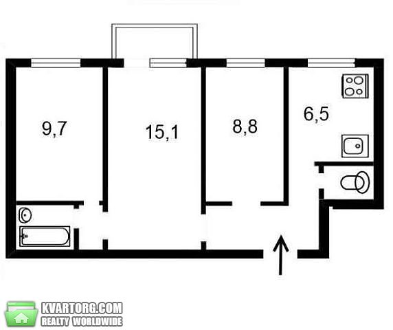 Sell 3-room apartment. Киев, Вифлеемская — photo 7