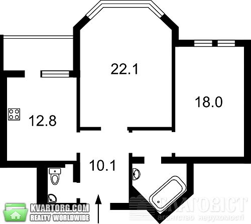 Sell 2-room apartment. Киев, Бажана — photo 7