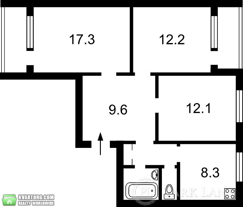 Sell 3-room apartment. Киев,  Бориспольская — photo 6