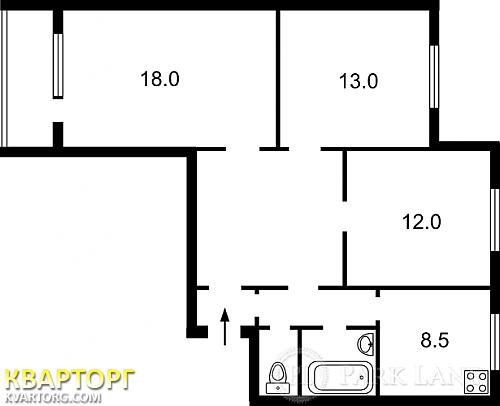 Sell 3-room apartment. Киев,  метро "Героев Днепра" — photo 2