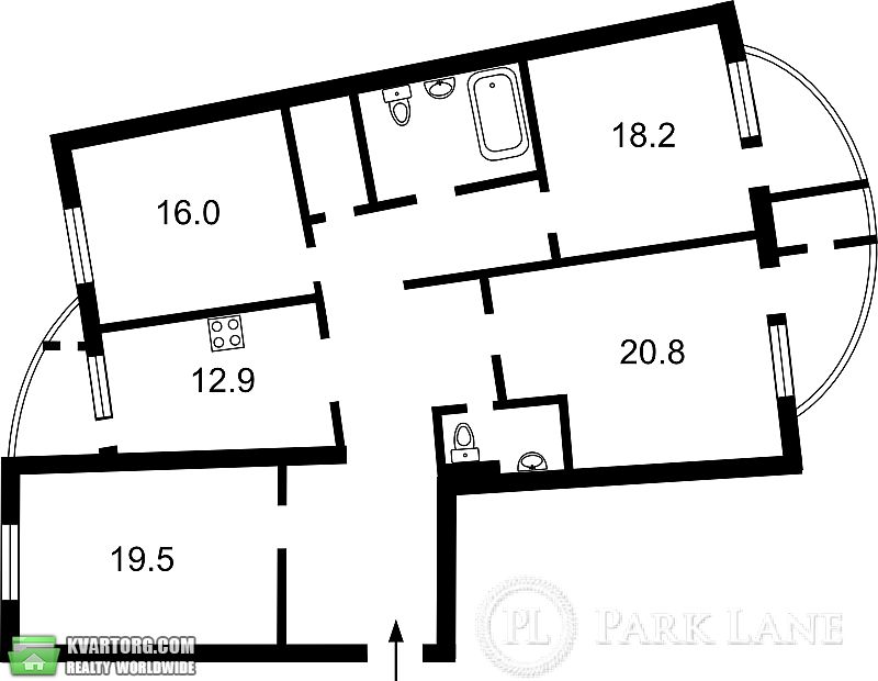 Sell 4-room apartment. Киев,  Днепровская наб — photo 3