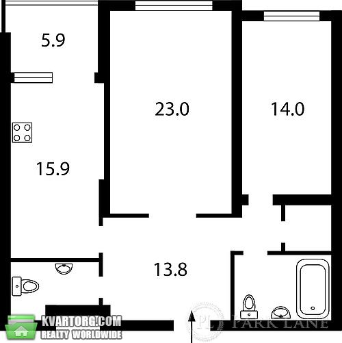 Sell 2-room apartment. Киев, Краснозвездный пр — photo 3