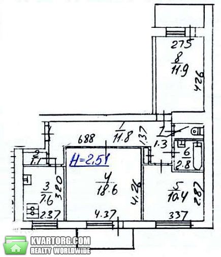 Sell 3-room apartment. Киев,  Богдановская — photo 4