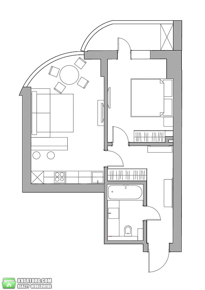 Sell 2-room apartment. Киев, Драгомирова — photo 7