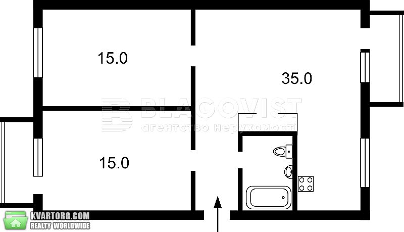 Rent out 3-room apartment. Киев, Орлика Филиппа — photo 2
