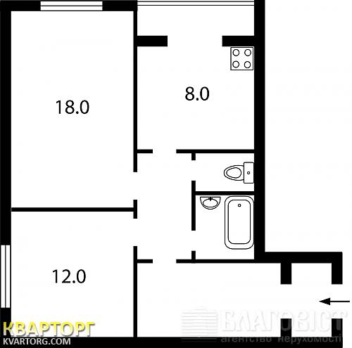 Sell 2-room apartment. Киев,  Беличанская — photo 3