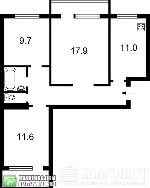 Sell 3-room apartment. Киев, Малышко — photo 8
