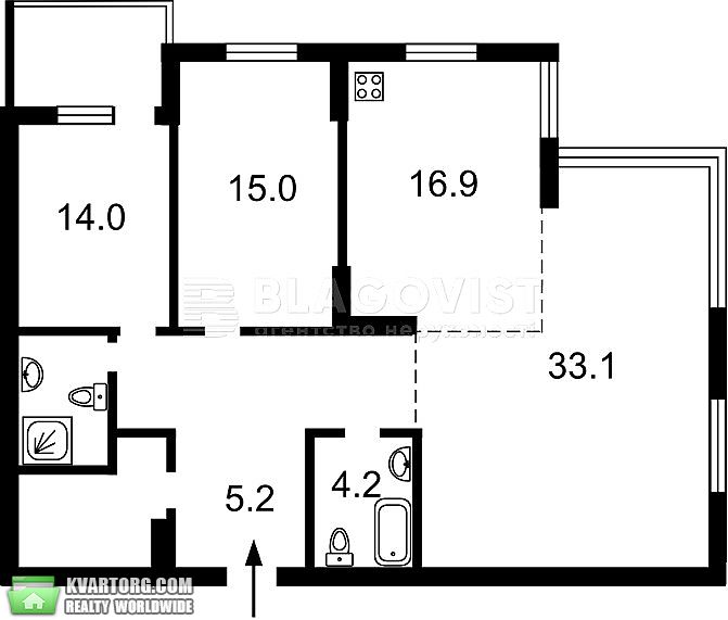 Sell 3-room apartment. Киев,  Кудри — photo 5