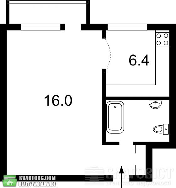 Sell 1-room apartment. Киев, Леси Украинки бул — photo 6