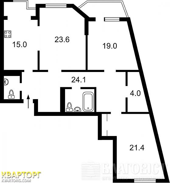 Sell 3-room apartment. Киев, Лайоша Гавро — photo 2