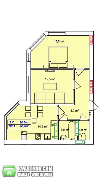 Sell 2-room apartment. Киев, Львовская — photo 10