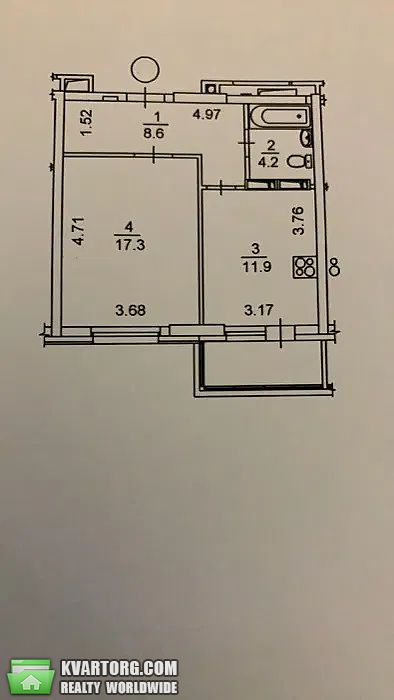 Sell 1-room apartment. Киев,  Гмыри — photo 10