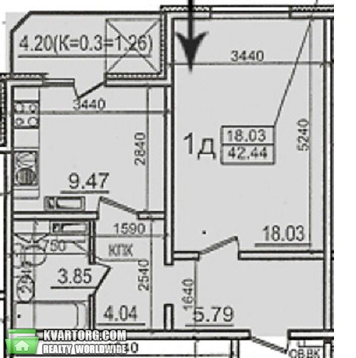 Sell 1-room apartment. Киев,  Комарова — photo 7