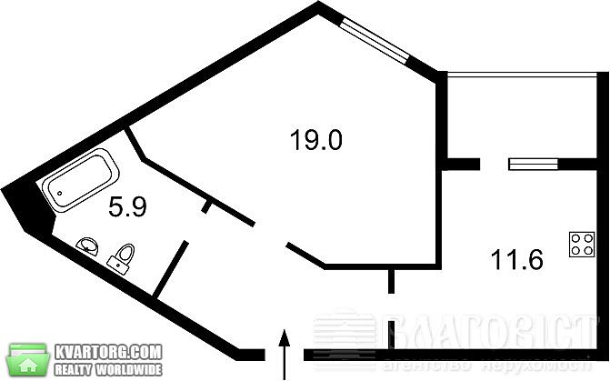 Sell 1-room apartment. Киев,  Заречная — photo 2