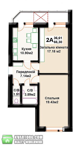 продам 2-комнатную квартиру. Ирпень,  Толстого - фото 6