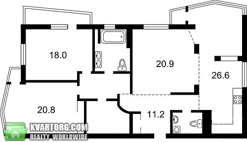 Sell 3-room apartment. Киев, Артема — photo 2