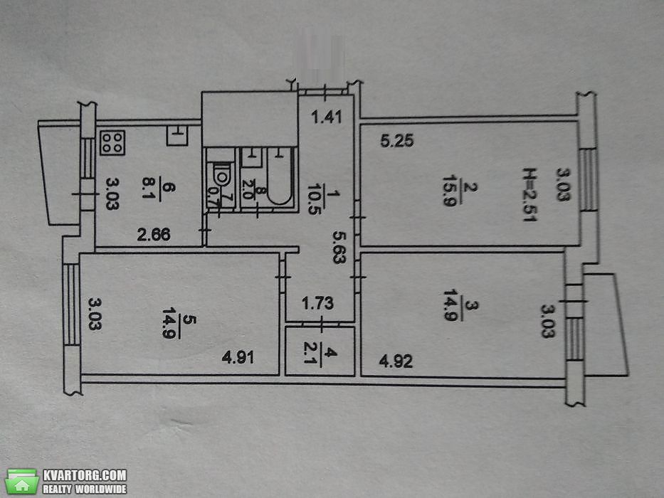 Sell 3-room apartment. Киев,  Полярная — photo 7