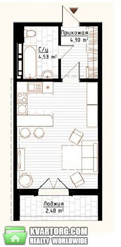 Sell 1-room apartment. Киев, Максимовича — photo 2