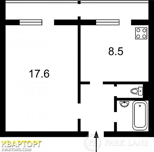Sell 1-room apartment. Киев, Ахматовой — photo 2