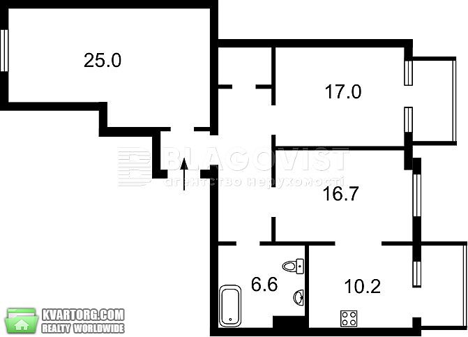 Sell 3-room apartment. Киев,  Михайловский пер — photo 4