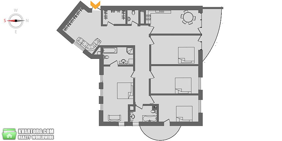 Sell 4-room apartment. Киев,  Лабораторный пер — photo 4