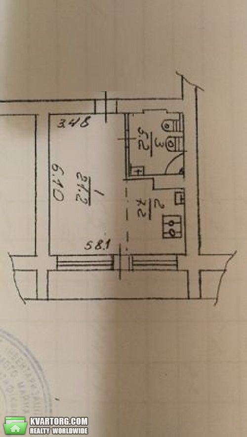 Sell 1-room apartment. Киев,  Черновола — photo 8