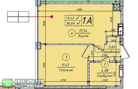 Sell 1-room apartment. Киевская обл., Леси Украинки — photo 3