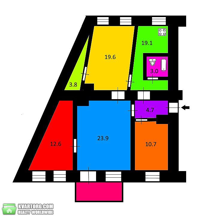 Rent out office. Киев,  Введенская — photo 1