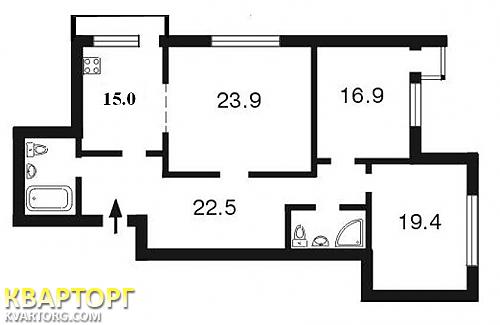 Sell 3-room apartment. Киев, Краснозвездный пр — photo 2