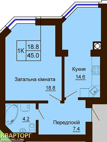Sell 1-room apartment. Киев, Жилые комплексы "София" — photo 5