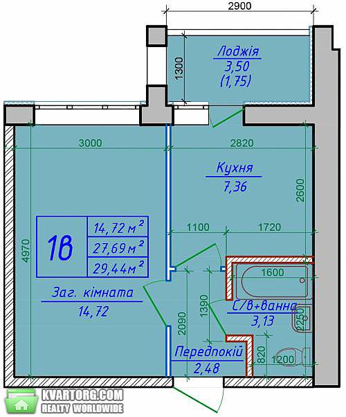 продам 1-комнатную квартиру. Киевская обл.,   Богдана Хмельницкого - фото 2