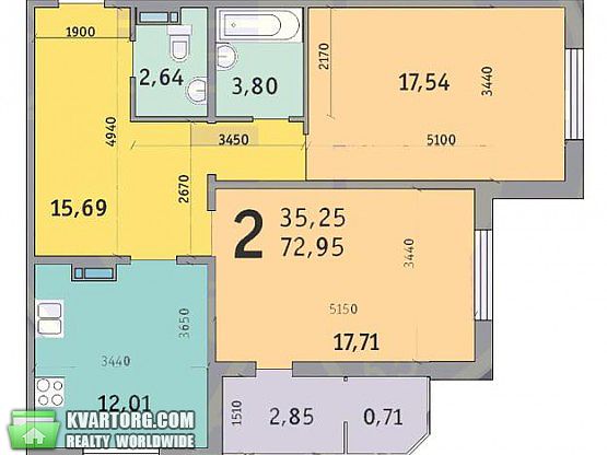 Sell 2-room apartment. Киев,  Трутенко — photo 2