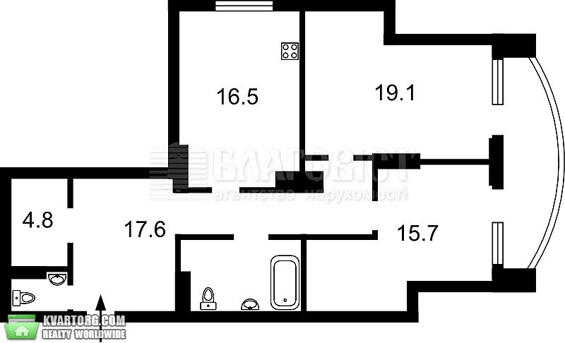Sell 2-room apartment. Киев,  Подвысоцкого — photo 1