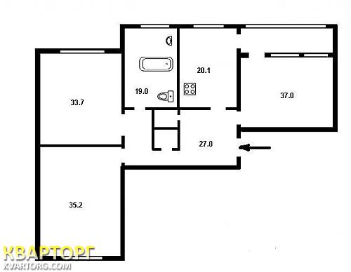 Sell 3-room apartment. Киев,  Краснова — photo 2