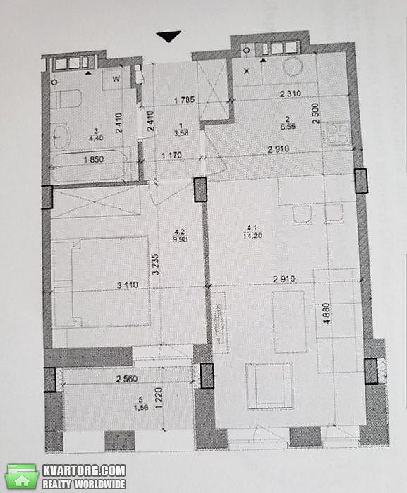 Sell 1-room apartment. Киев,  Теремковская — photo 8