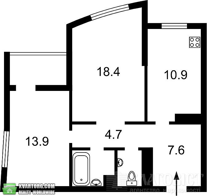 Sell 2-room apartment. Киев,  Оболонский пр — photo 3