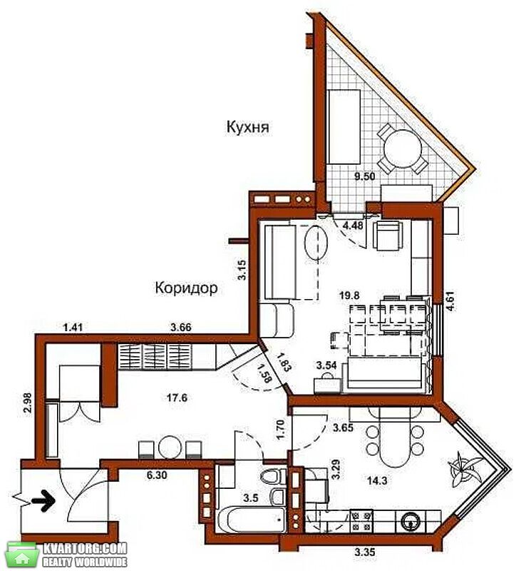 Sell 1-room apartment. Киев,  Саперно-Слободская — photo 5