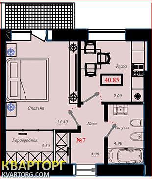 Sell 1-room apartment. Одесса, Маршала Малиновского — photo 2