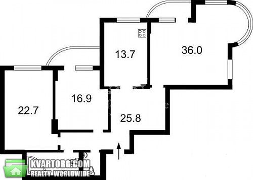 Sell 3-room apartment. Киев, Драгомирова Михаила — photo 3