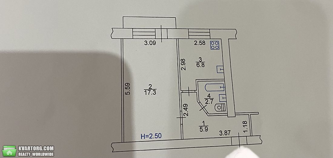 Sell 1-room apartment. Харьков, Танкопия — photo 7