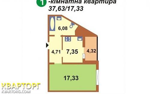 Sell 1-room apartment. Киев,  Милославская — photo 3