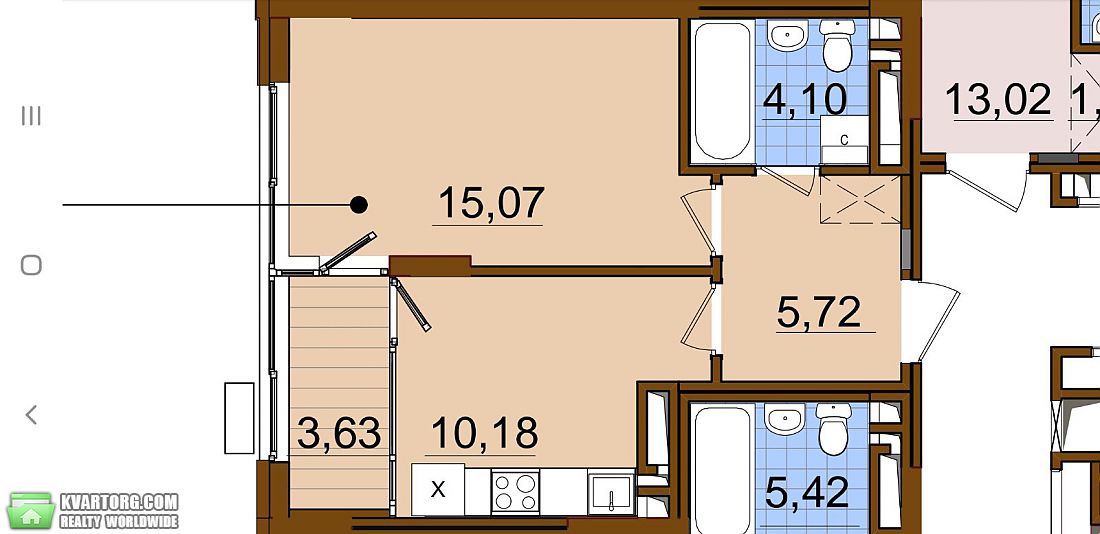 Sell 1-room apartment. Киев,  Правды пр — photo 3