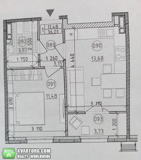 Sell 1-room apartment. Киев, Максимовича — photo 3
