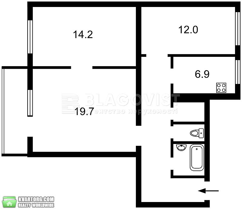 Sell 3-room apartment. Киев,  Леси Украинки бул — photo 8