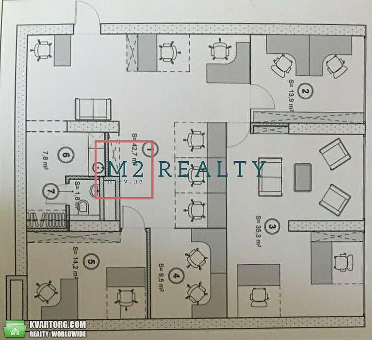 Sell office. Киев,  Саксаганского — photo 6