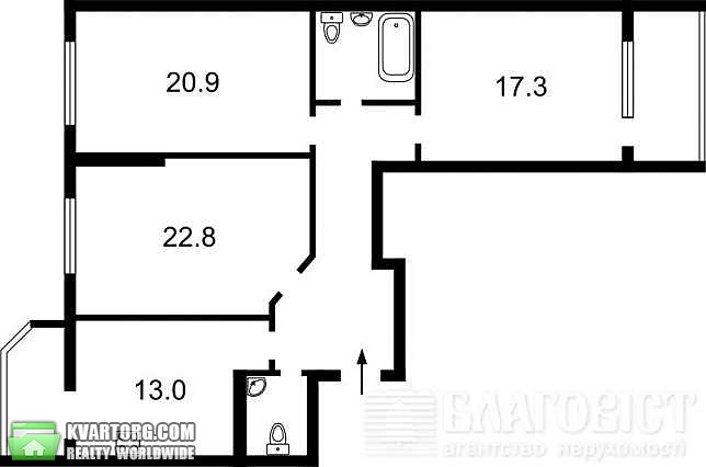 Sell 3-room apartment. Киев,  Гмыри — photo 8