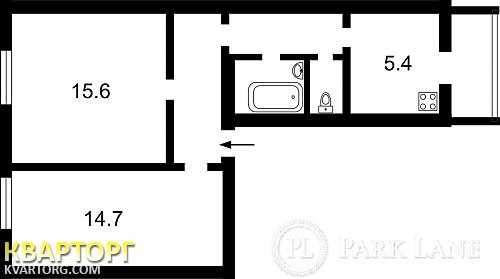 Sell 2-room apartment. Киев, Бассейная — photo 3