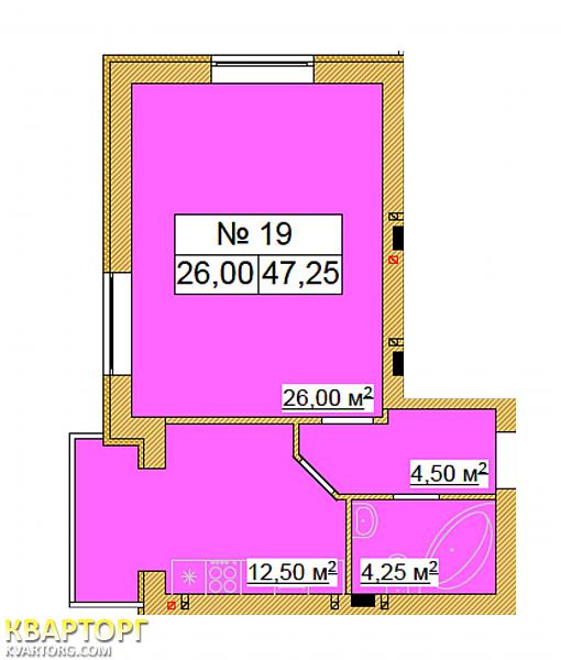 Sell 1-room apartment. Киев,  Садовая — photo 1