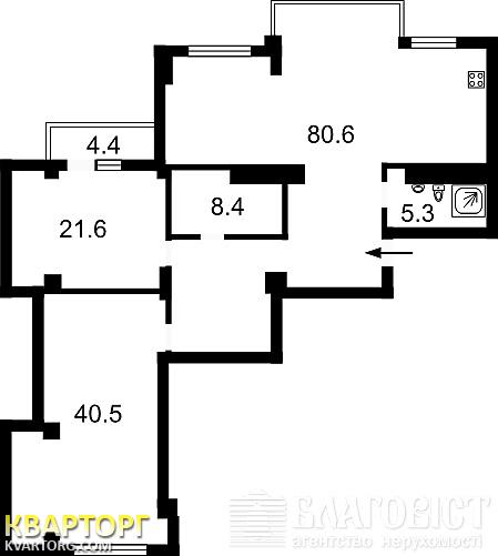 Sell 3-room apartment. Киев,  Драгомирова — photo 2