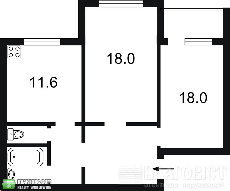 Sell 2-room apartment. Киев,  Науки пр — photo 5